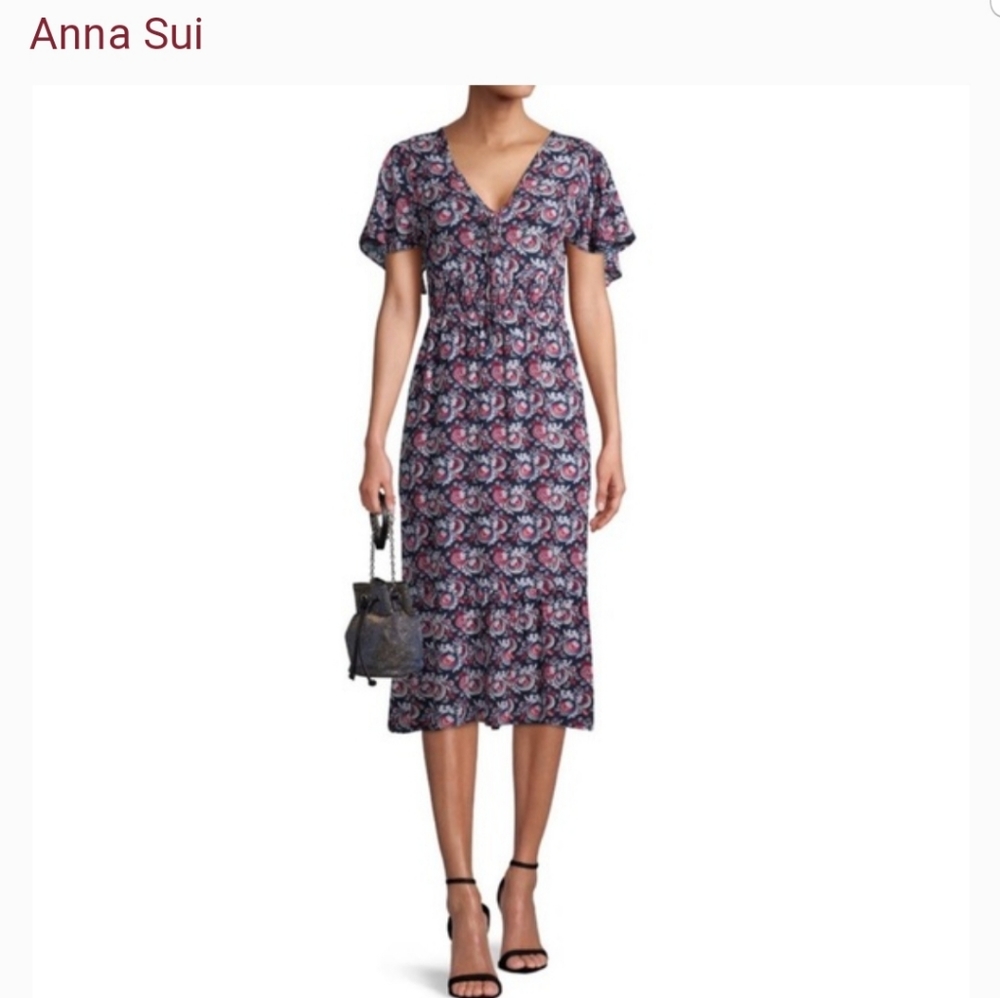 Sui By Anna Sui Anthropologie Maxi Dress